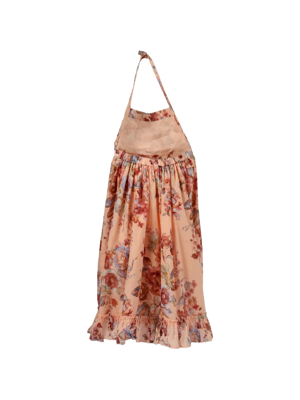  Zimmermann Kids Halter Floral Dress - Neutrals 