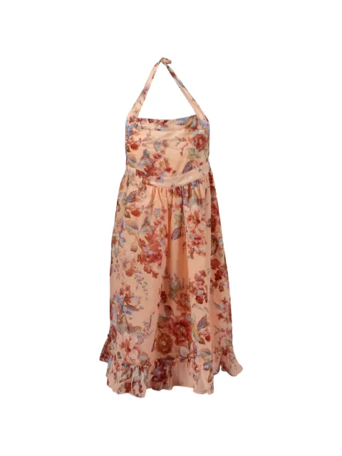 ZIMMERMANN Kids robe mi-longue à fleurs