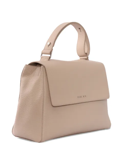 Orciani medium Sveva Soft top-handle leather tote bag