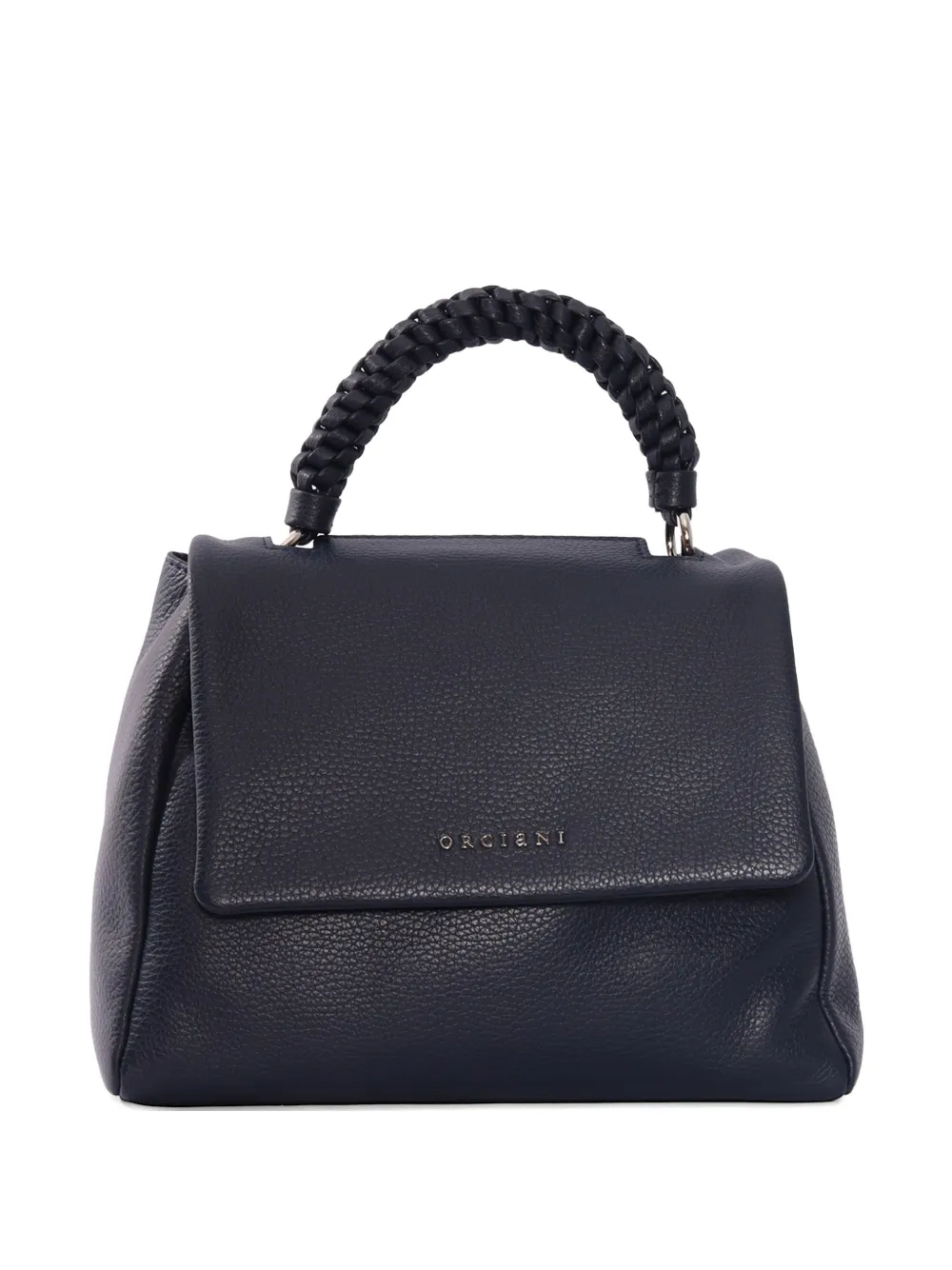 Orciani braided-handle tote bag - Blu
