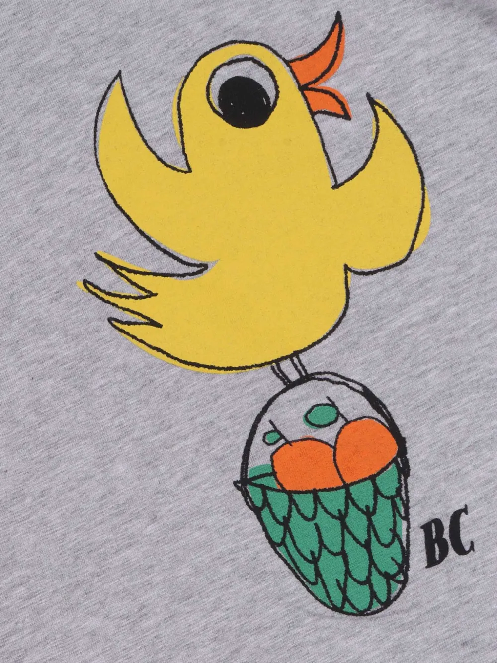  Bobo Choses Flying Oranges Long-sleeve T-shirt - Grey 