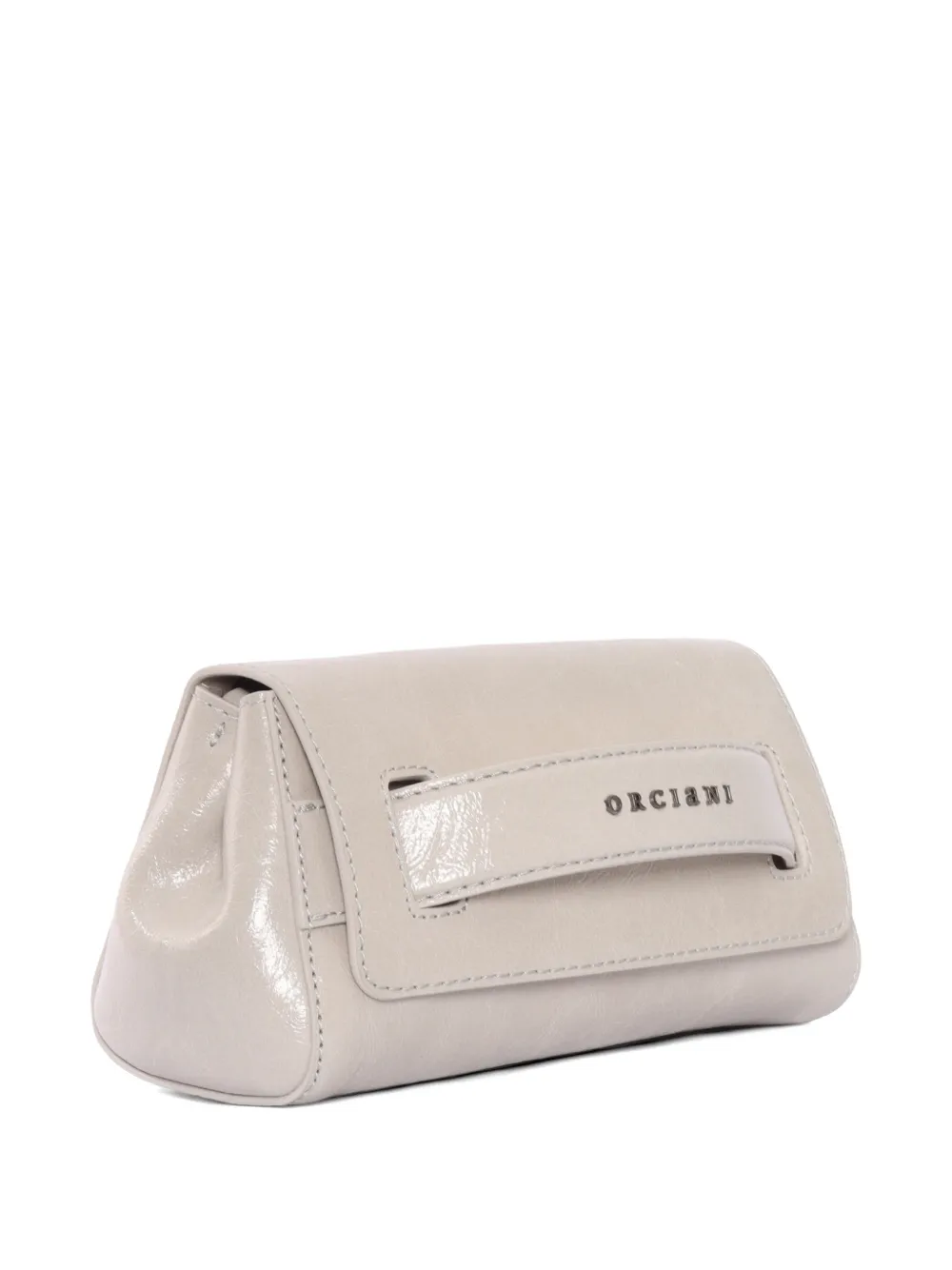  Orciani Gossip Soft Clutch Bag - Neutrals 