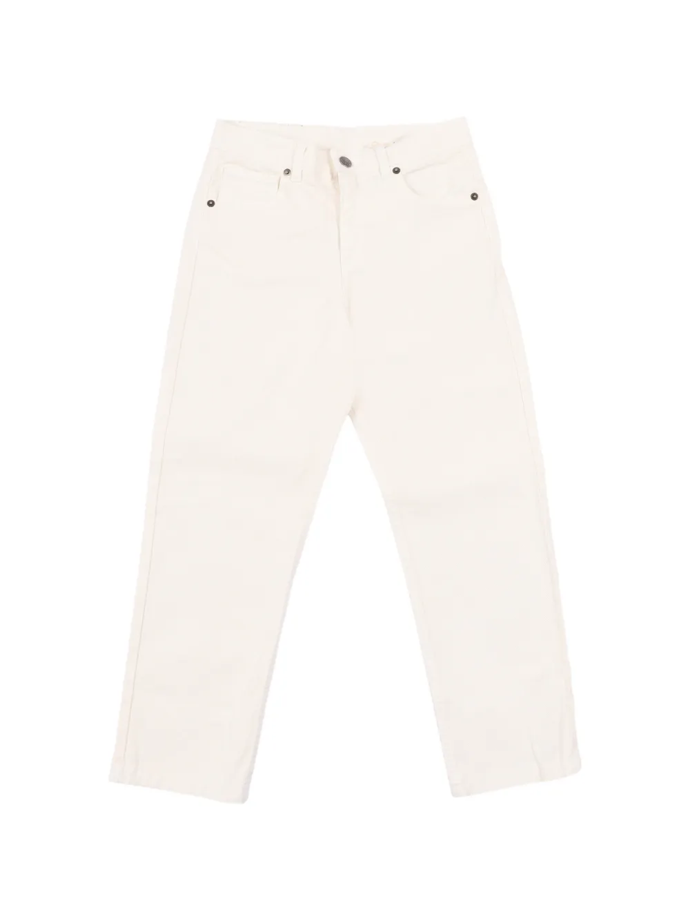 Douuod Kids straight-leg trousers - Bianco