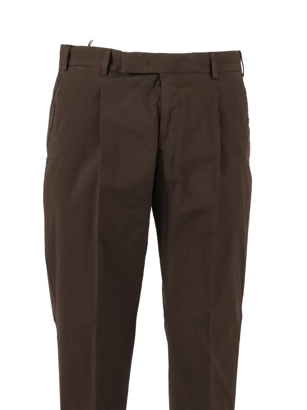 PT Torino Broek met plooien Bruin