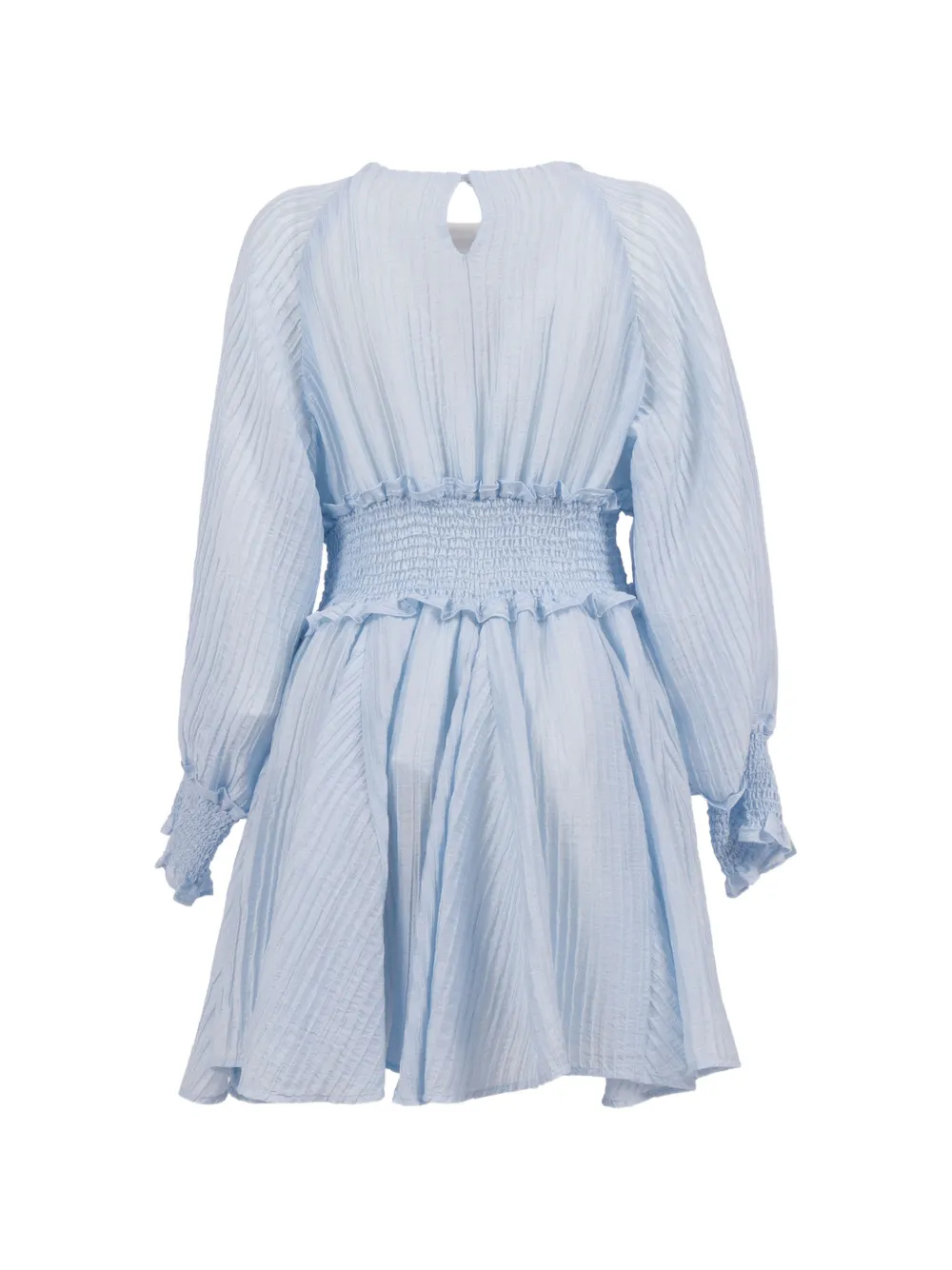 Douuod Kids Mini-jurk met ruches Blauw