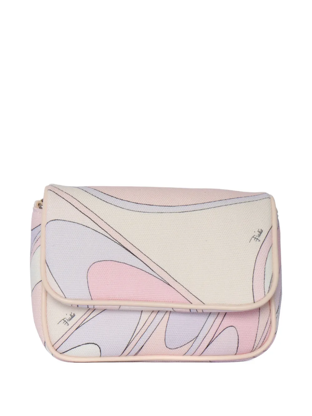 PUCCI Junior print-detail shoulder bag - Rosa