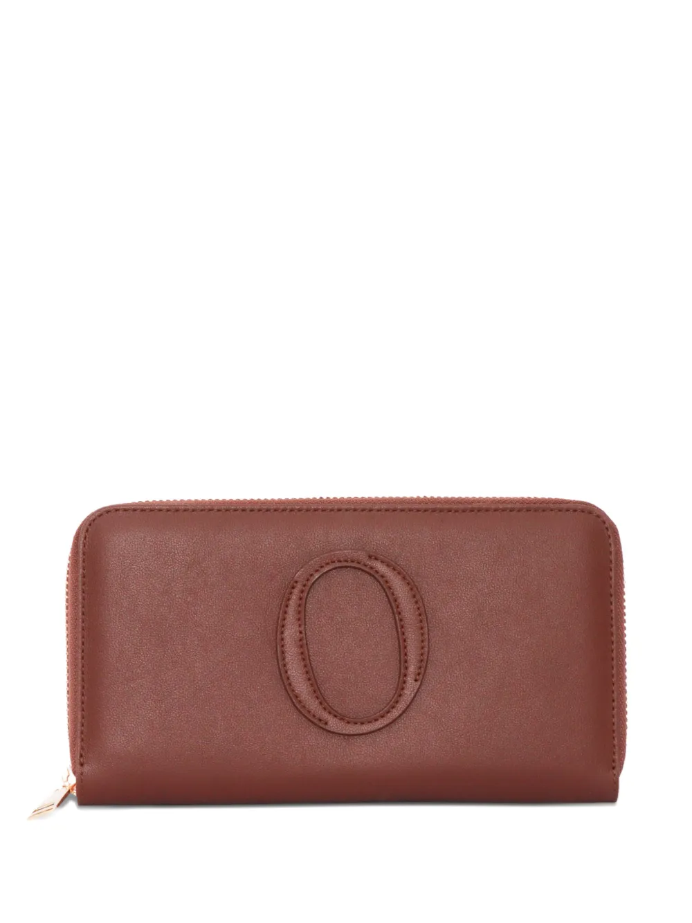 Orciani logo-patch zip-around wallet - Marrone