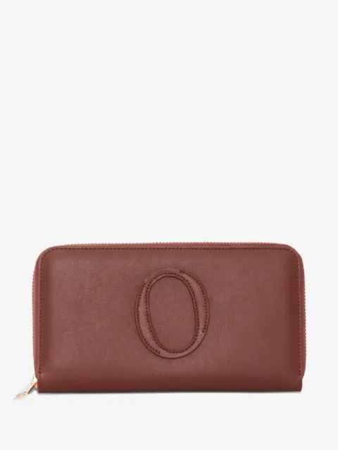 Orciani logo-patch zip-around wallet