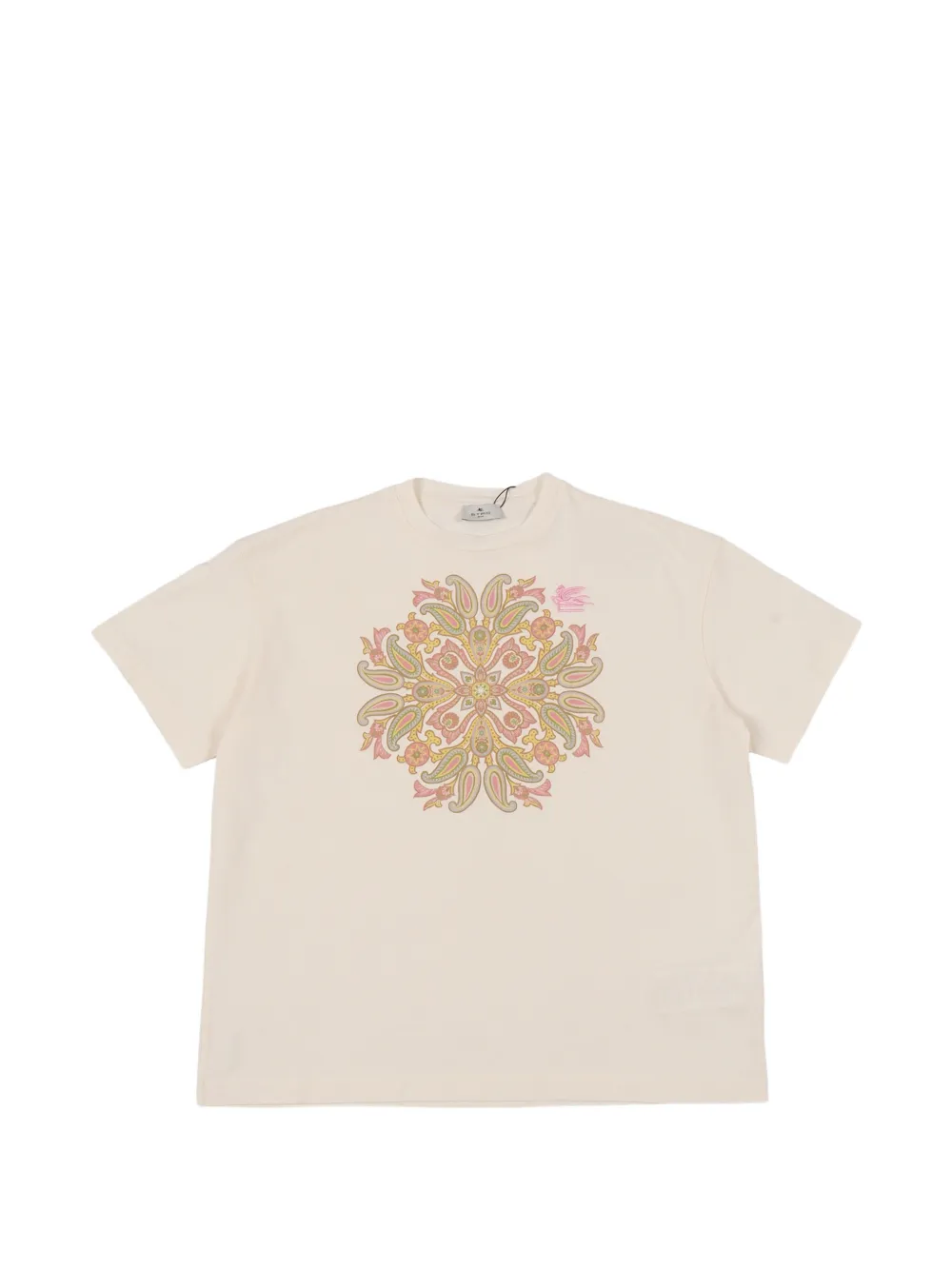 ETRO KIDS paisley print T-shirt - Toni neutri