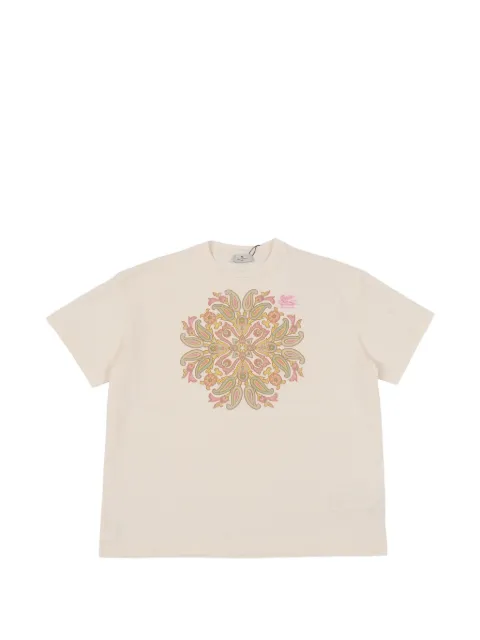 ETRO KIDS paisley print T-shirt