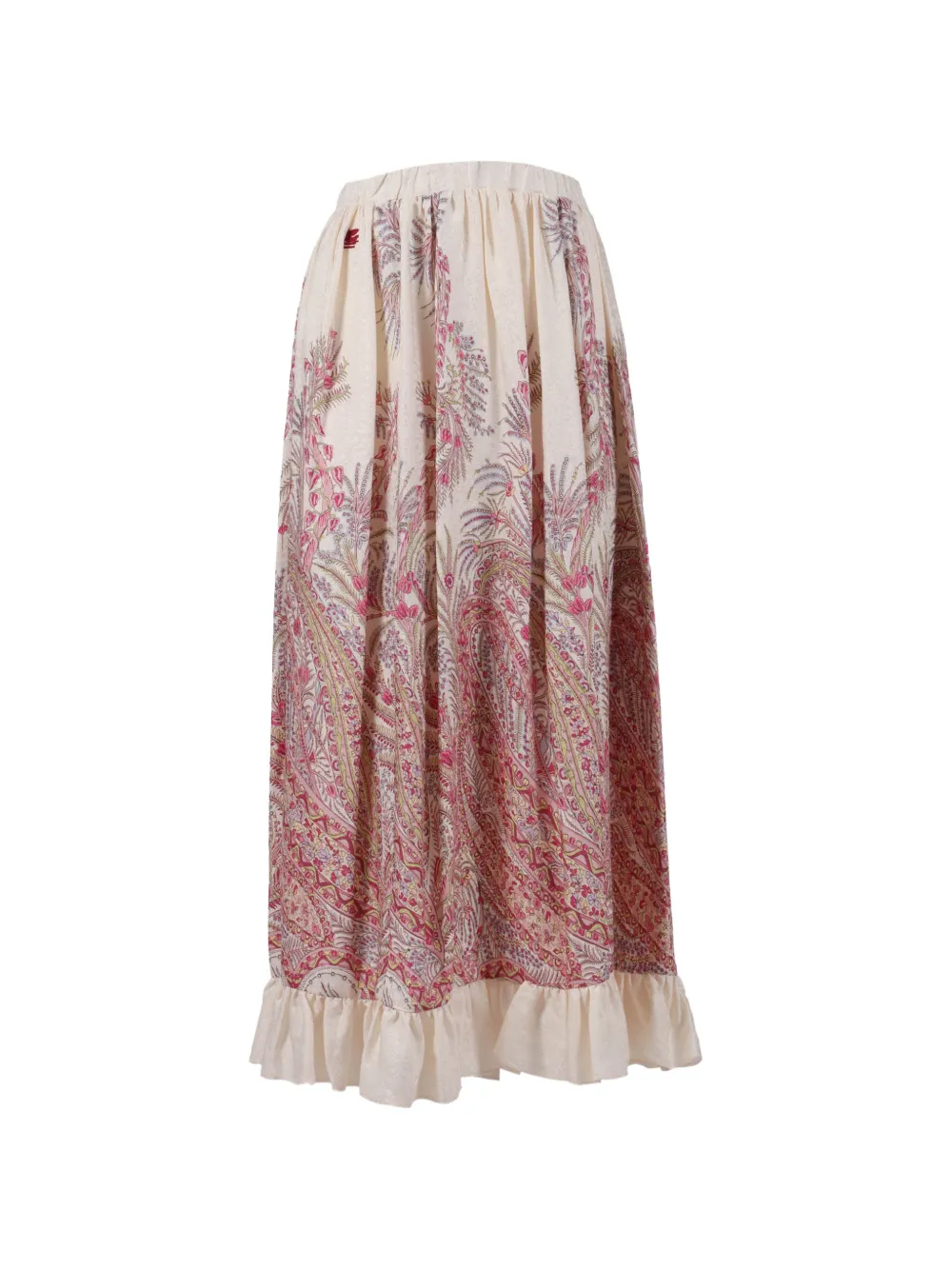 ETRO KIDS Rok met ruches en paisley-print Beige