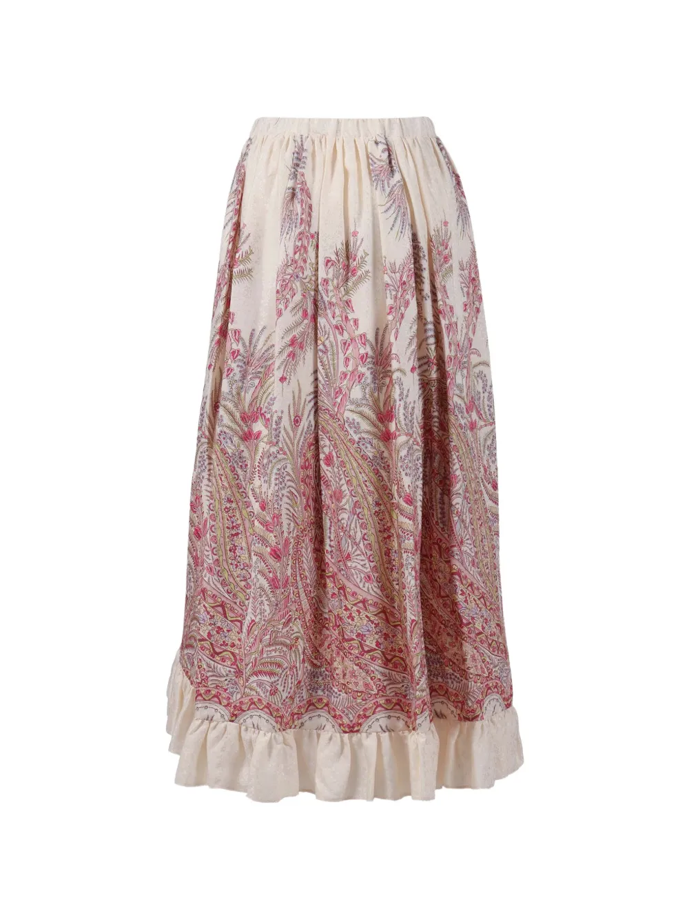 ETRO KIDS ruffled paisley skirt - Toni neutri
