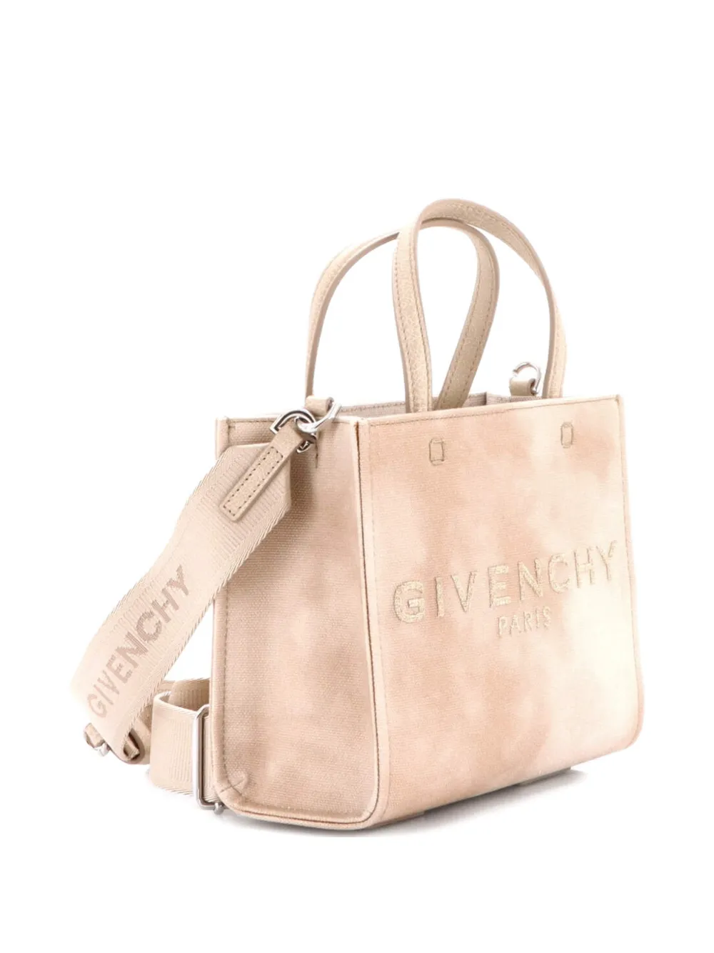  Givenchy Pre-owned G- Canvas Mini Tote Bag - Neutrals 