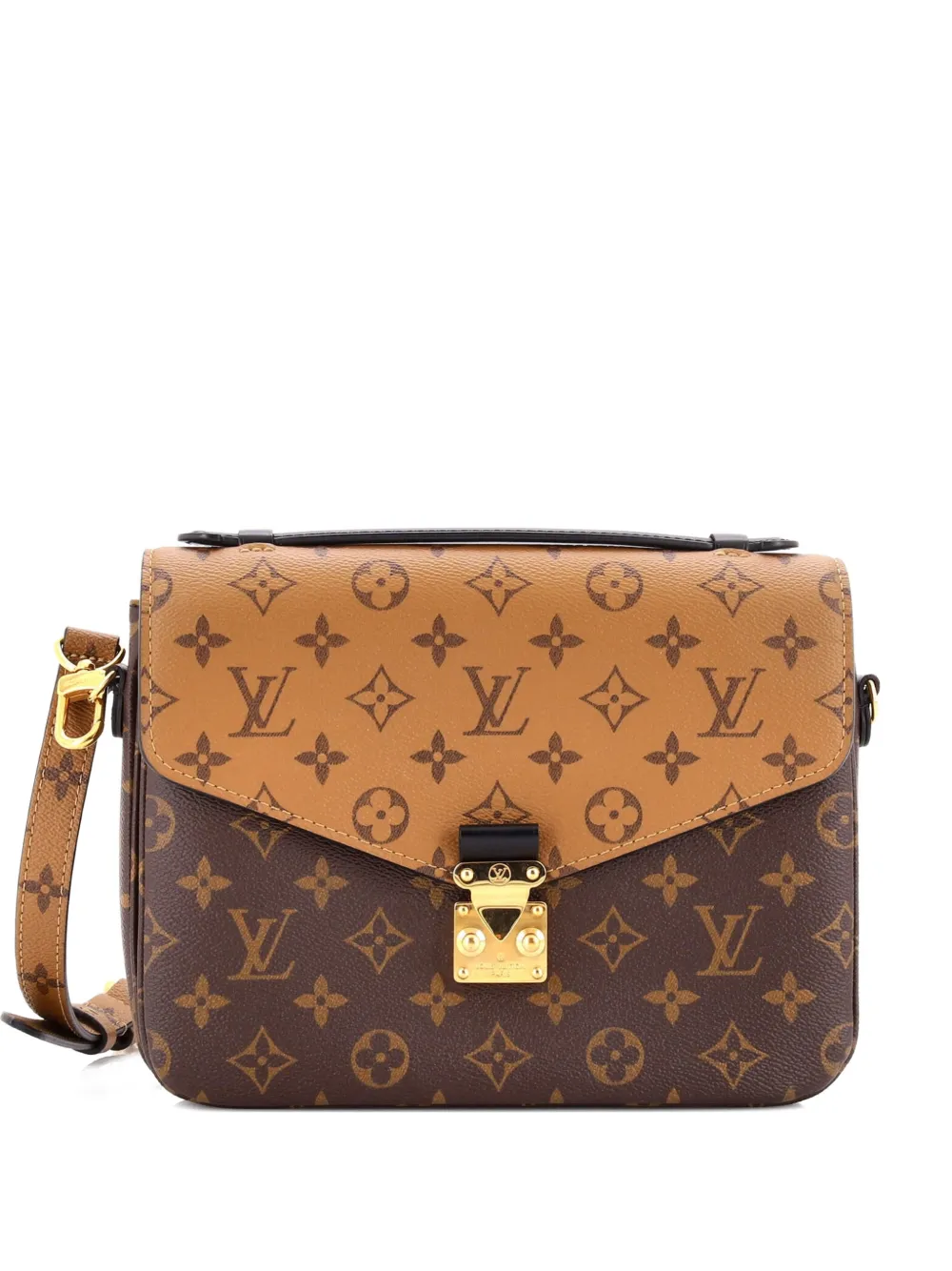 Louis Vuitton Pre-Owned Pochette Metis Reverse Monogram Canvas crossbody bag - Marrone