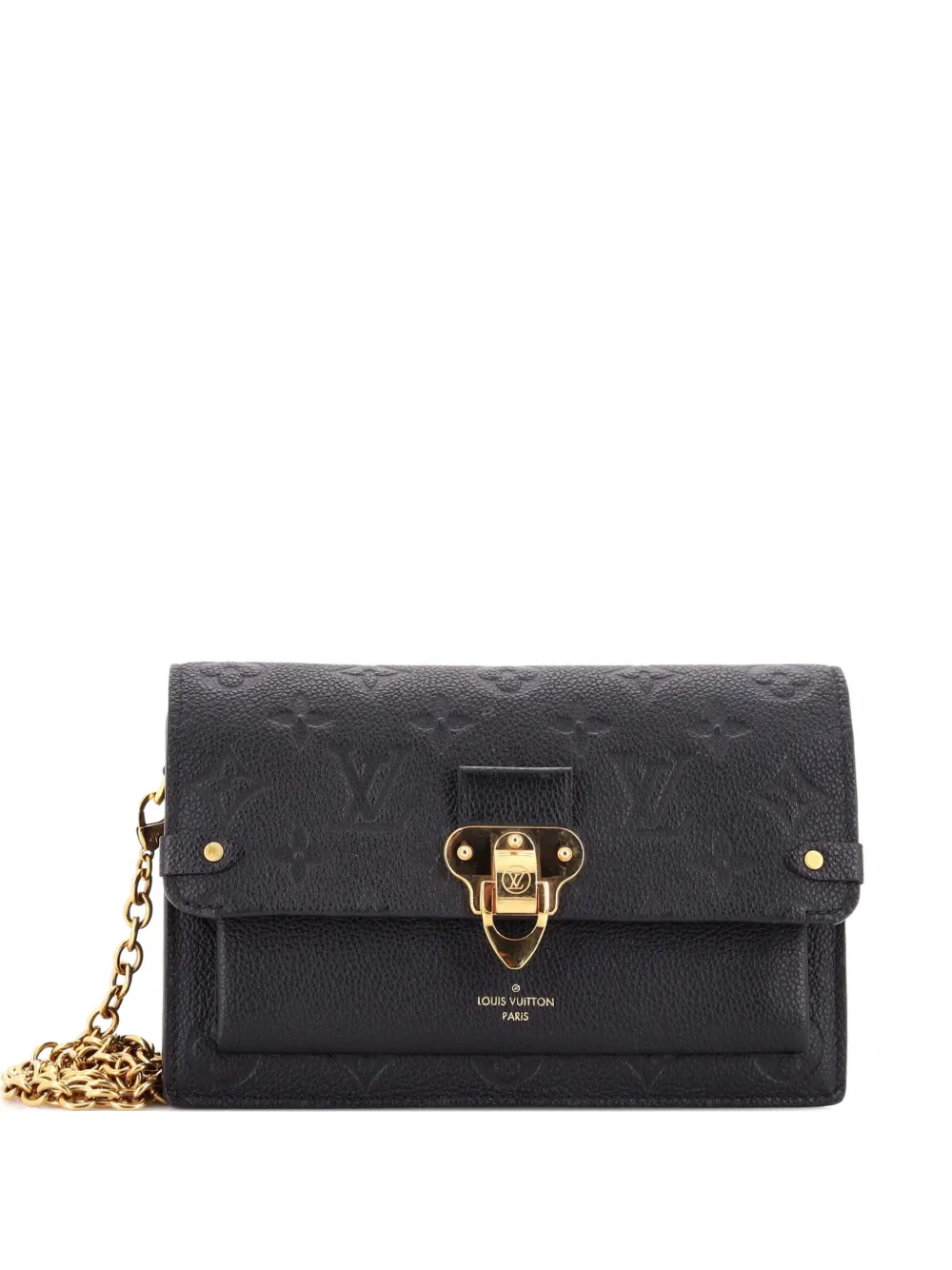 Louis Vuitton Pre-Owned Vavin Chain Wallet NM Monogram Empreinte Leather crossbody bag - Nero