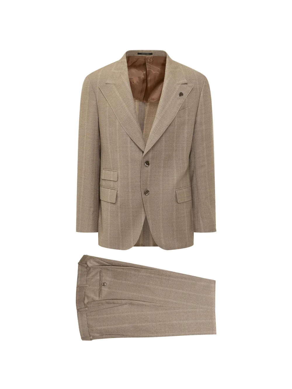 Gabriele Pasini striped single-breasted suit - Toni neutri