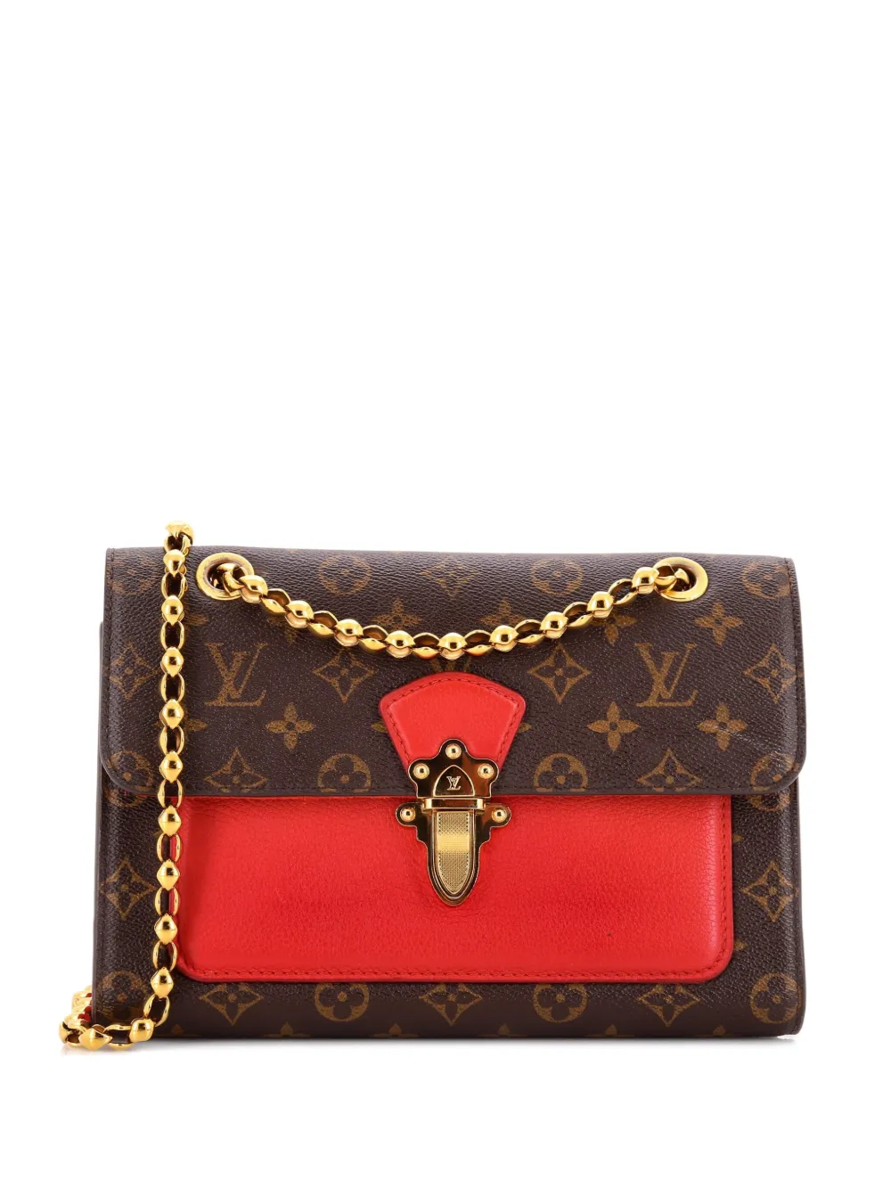 Louis Vuitton Pre-Owned Victoire Handbag Monogram Canvas and Leather shoulder bag - Marrone