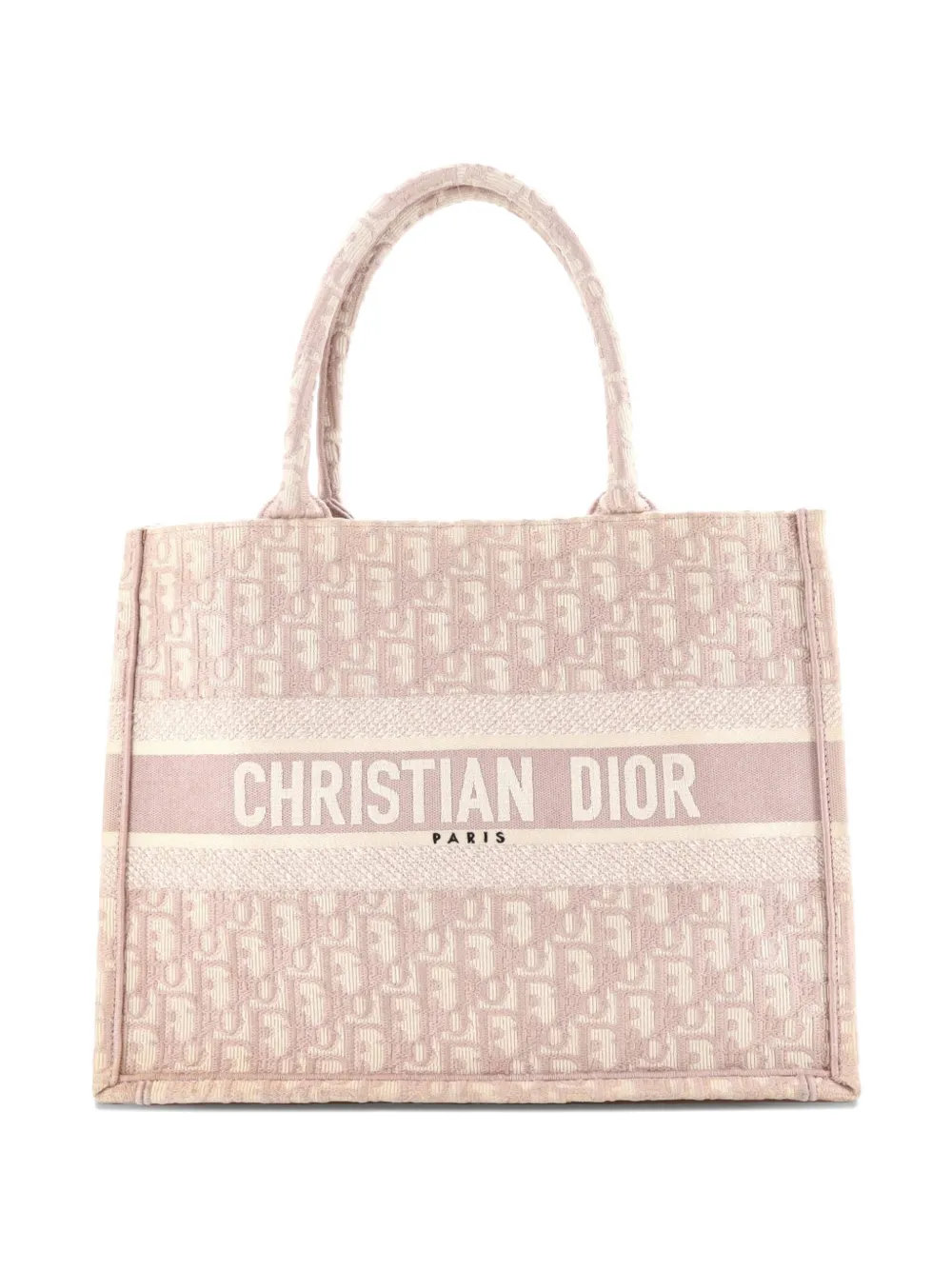 Christian Dior Pre-Owned Book Oblique Canvas Medium tote bag - Rosa
