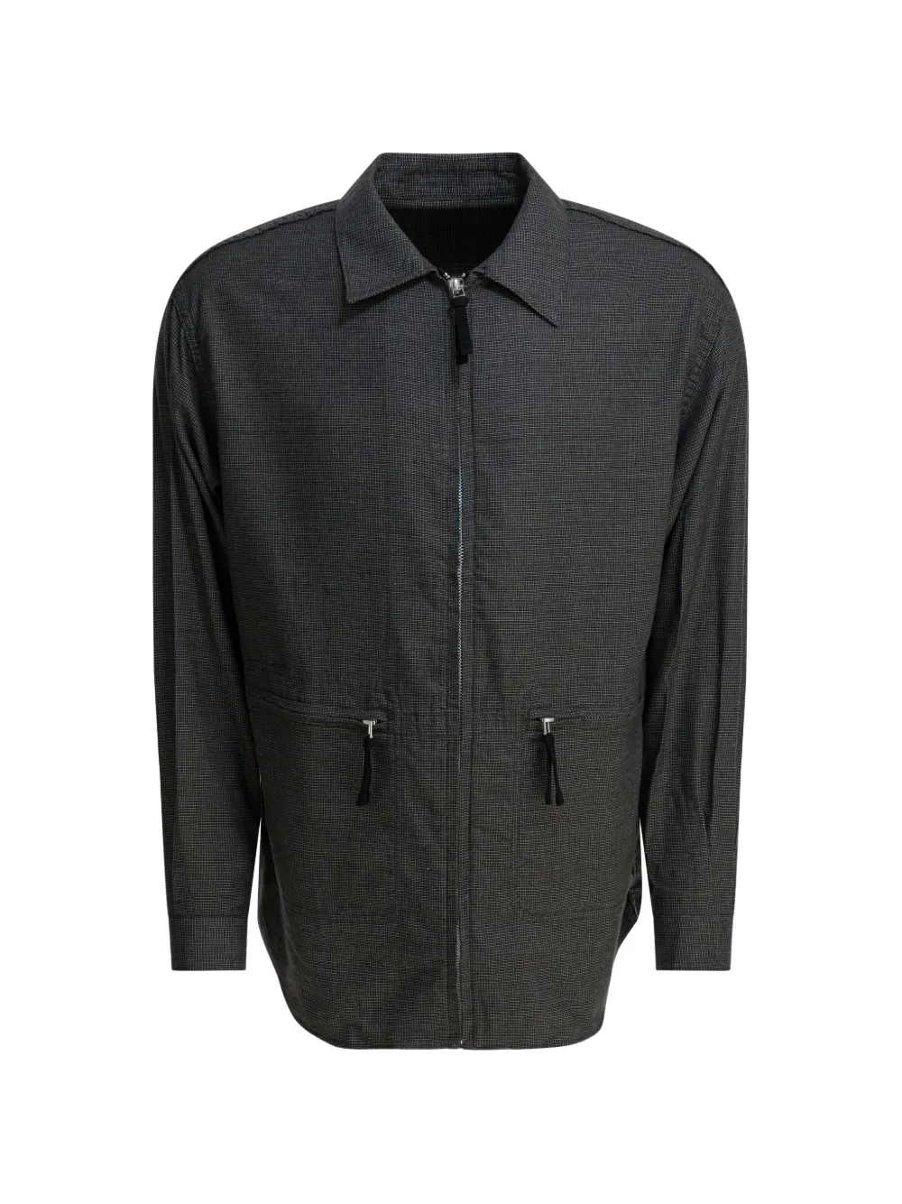 Comme des Garçons Homme zip cotton coat - Grigio
