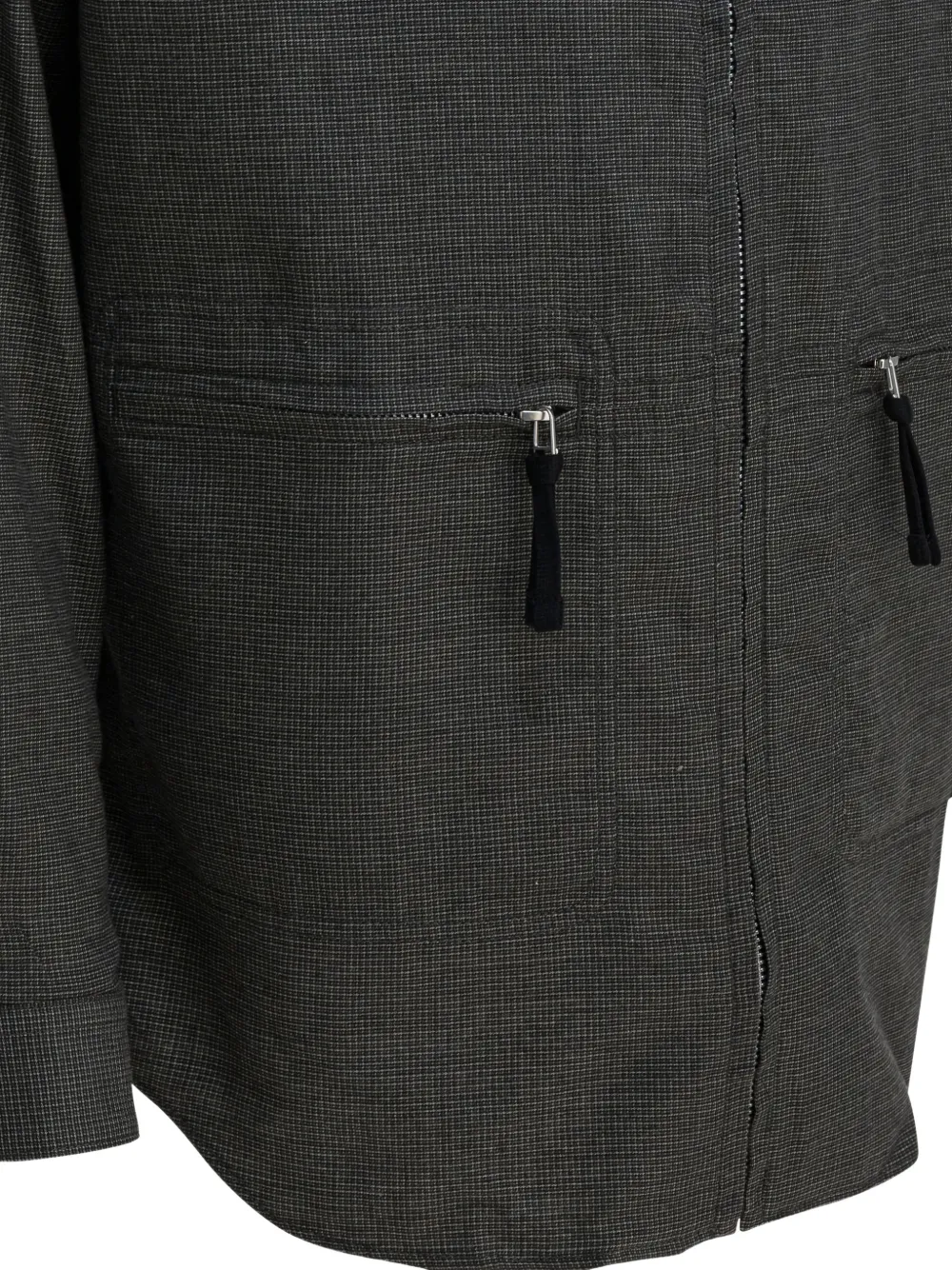Comme des Garçons Homme Katoenen jas met rits Grijs
