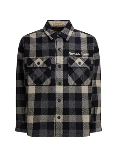 Human Made checked pocket coat