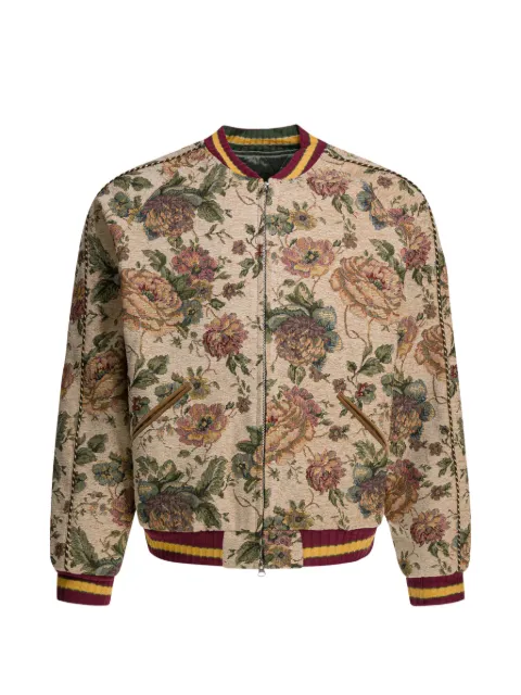 KAPITAL floral zip coat