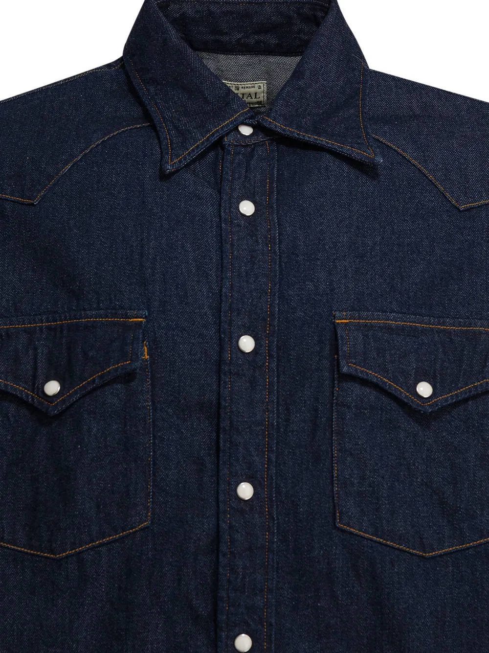 KAPITAL Overhemd met borstzak Blauw