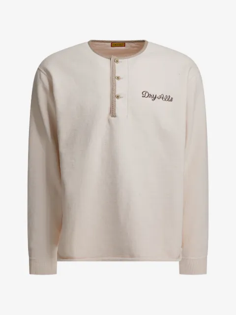 Human Made buttons logo sweatshirt