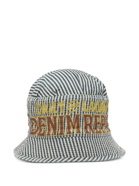 KAPITAL striped print hat