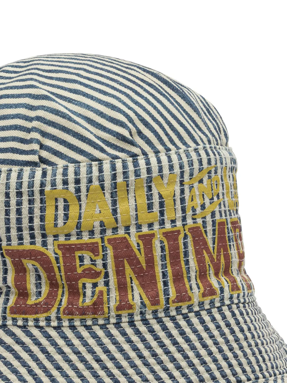 KAPITAL Gestreepte hoed Blauw