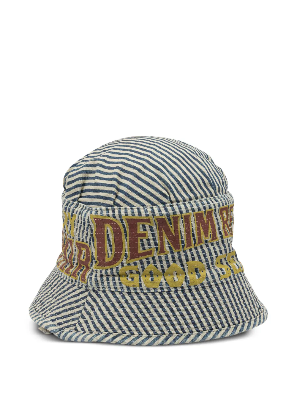  Kapital Striped Print Hat - Blue 