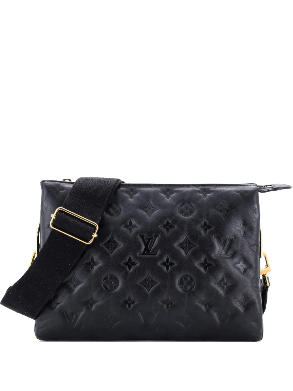 Louis Vuitton Pre-Owned Coussin Bag Monogram Embossed Lambskin PM crossbody bag - Nero