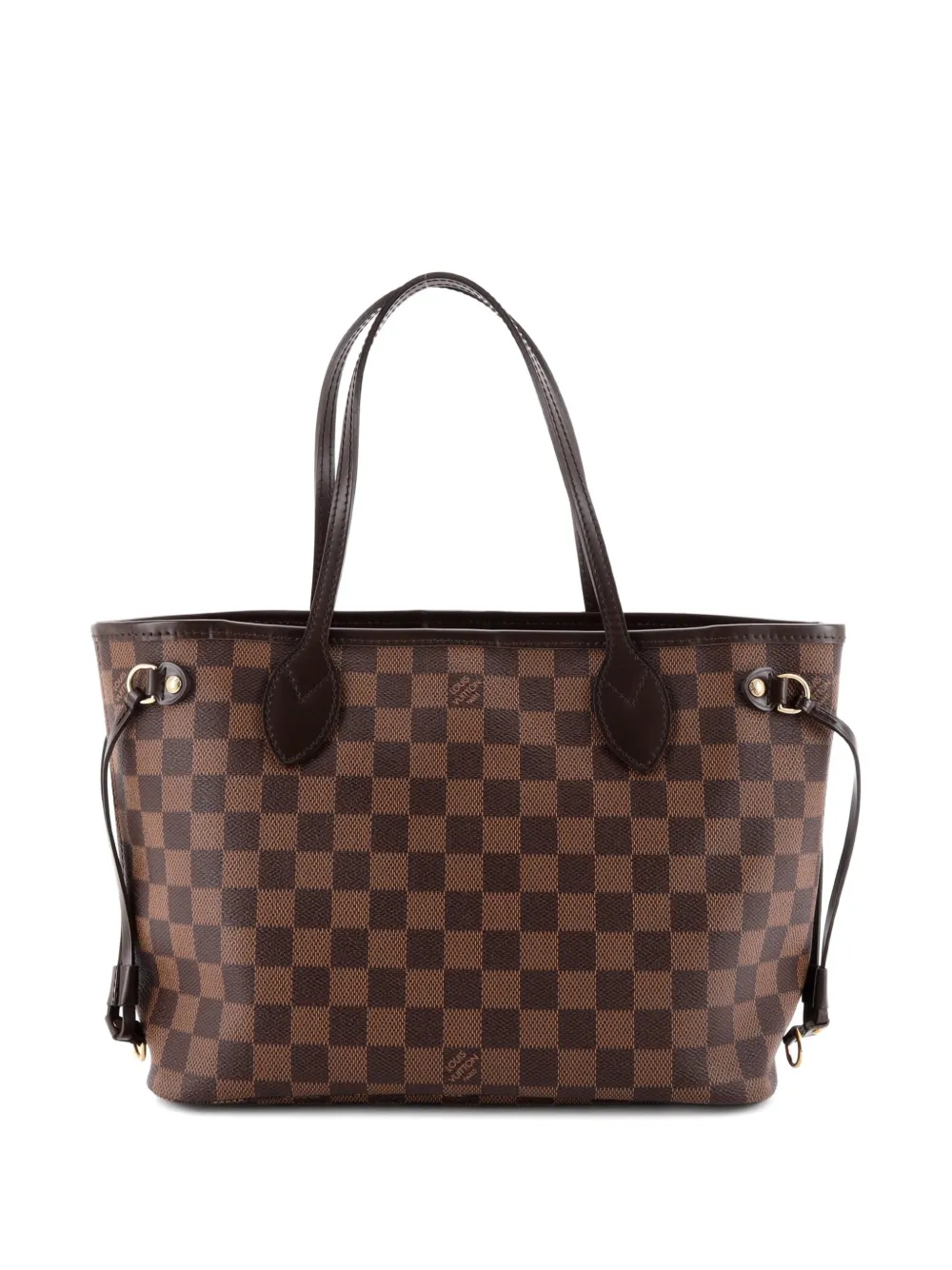 Louis Vuitton Pre-Owned Borsa tote Neverfull PM in tela Damier - Marrone