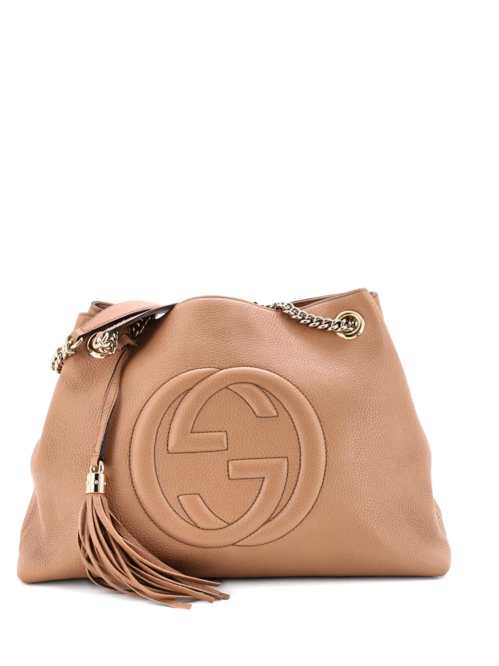 Gucci Pre-Owned Soho Chain Strap Leather Medium shoulder bag - Toni neutri