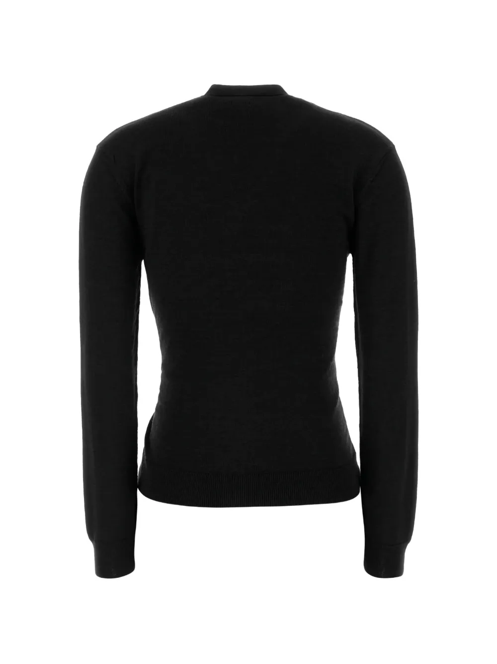  Lemaire Twisted V-neck Cardigan - Black 