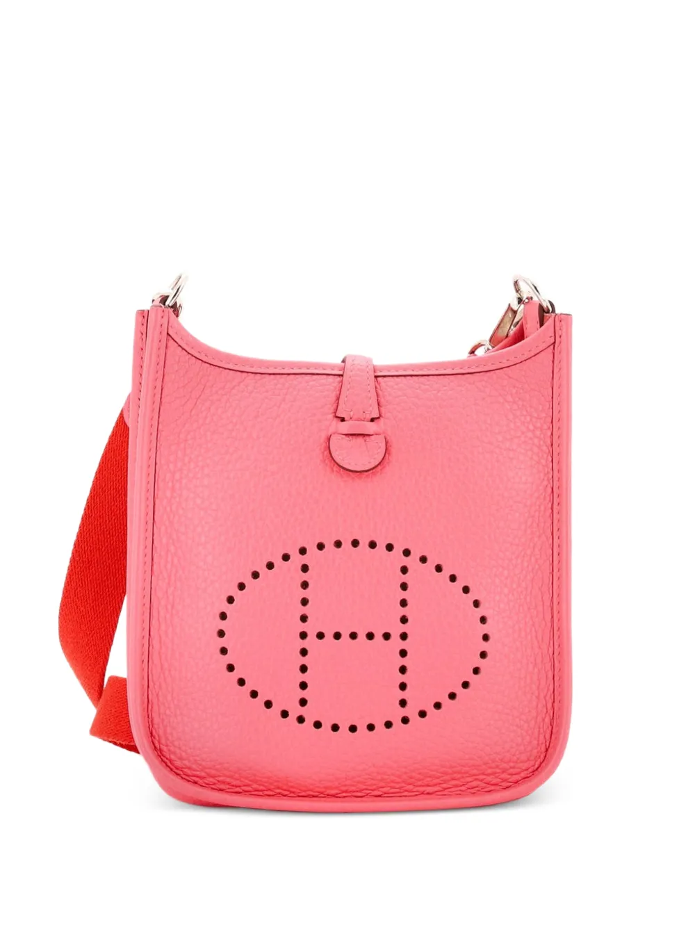 Hermès Pre-Owned Evelyne Bag Gen III Clemence TPM crossbody bag - Rosa