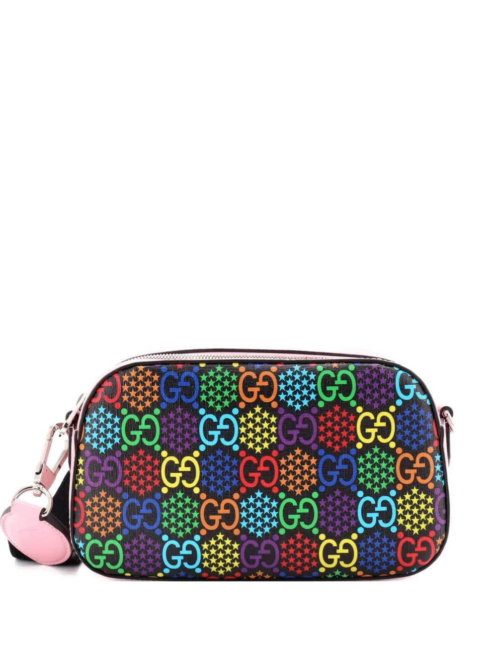 Gucci Pre-Owned Camera Psychedelic Print GG Coated Canvas Small crossbody bag - Multicolore