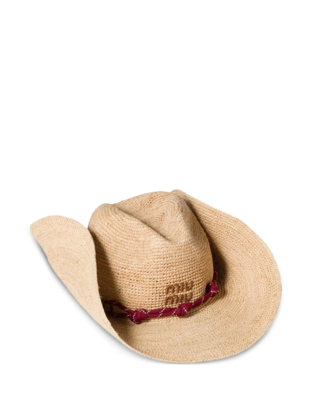 Miu Miu Cappello con ricamo - Toni neutri