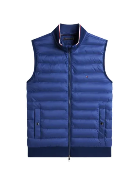 Tommy Hilfiger quilted collarless gilet