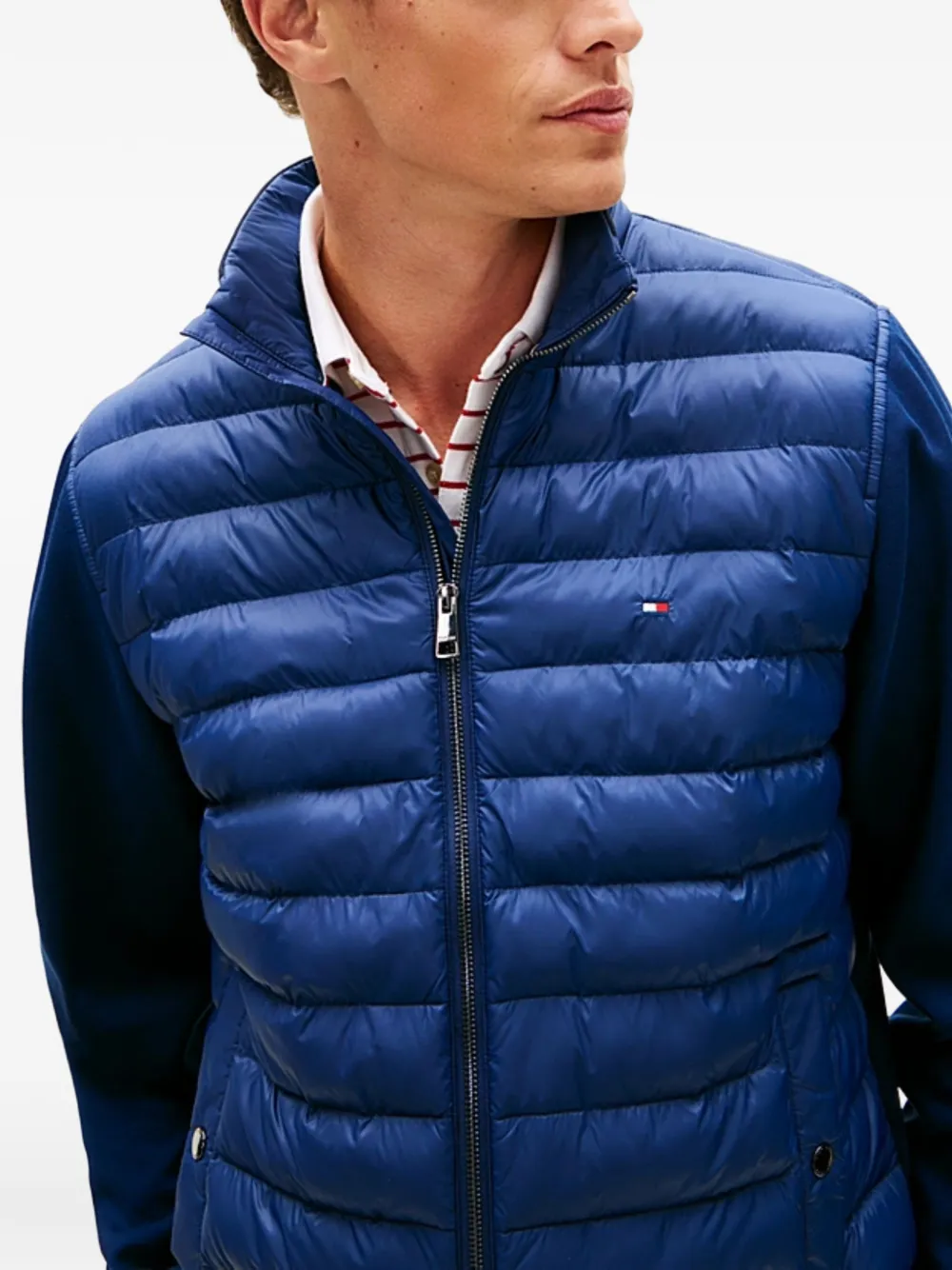Tommy Hilfiger Gewatteerd jack met rits Blauw