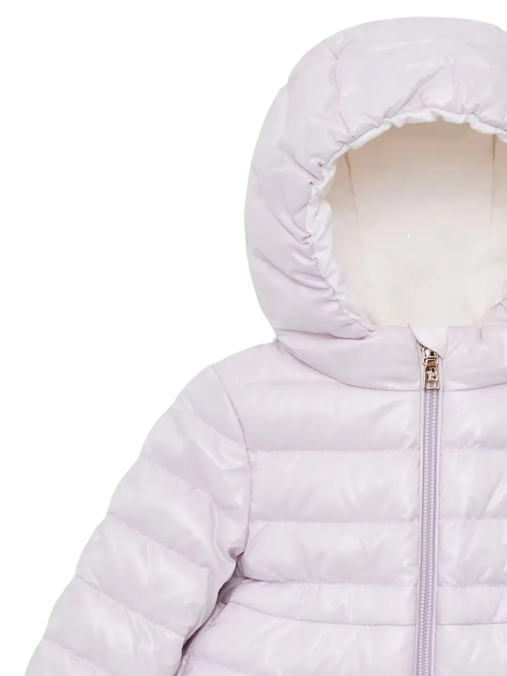 Moncler Enfant Pinar gewatteerd jack met capuchon Roze