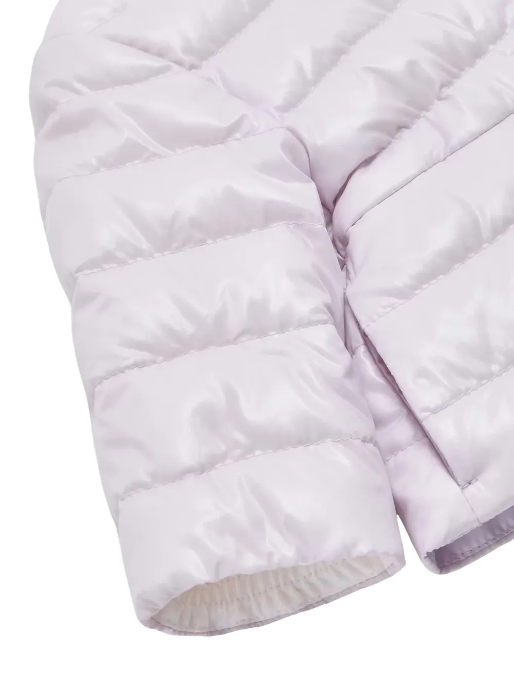 Moncler Enfant Pinar gewatteerd jack met capuchon Roze