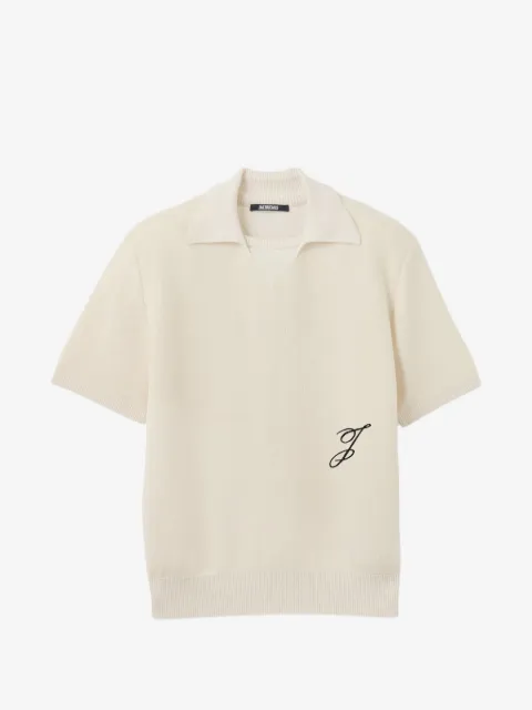 Jacquemus playera tipo polo con logo