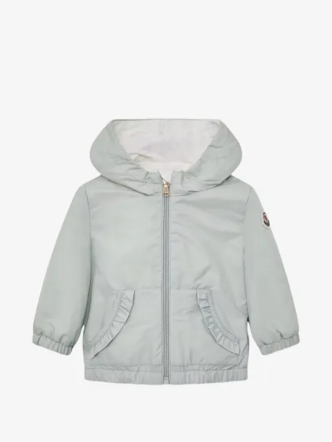Moncler Enfant ruffled hooded jacket
