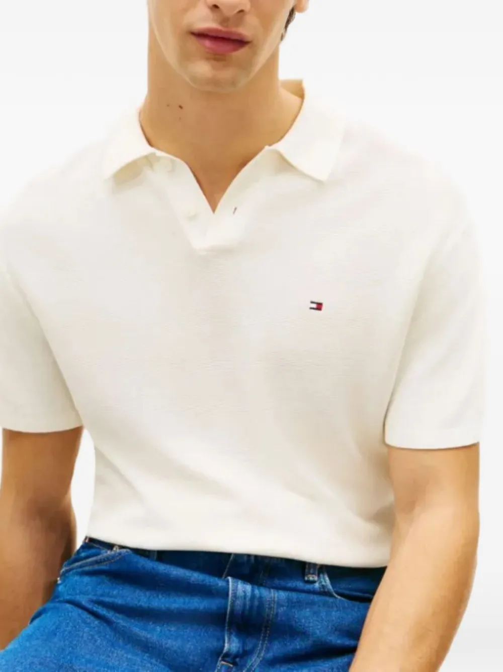 Tommy Hilfiger Poloshirt met logo Beige