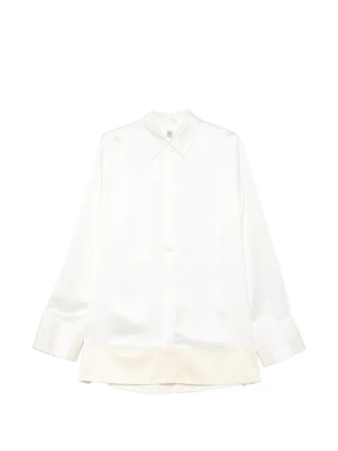 TOTEME buttoned long-sleeve shirt