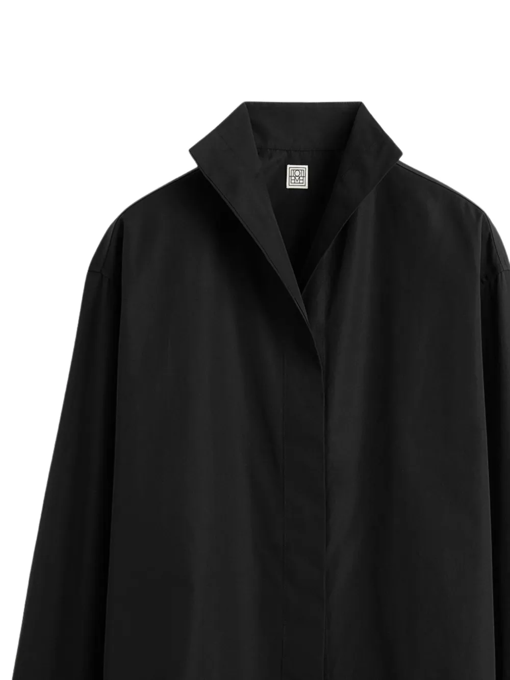  Toteme High-collar Shirt - Black 