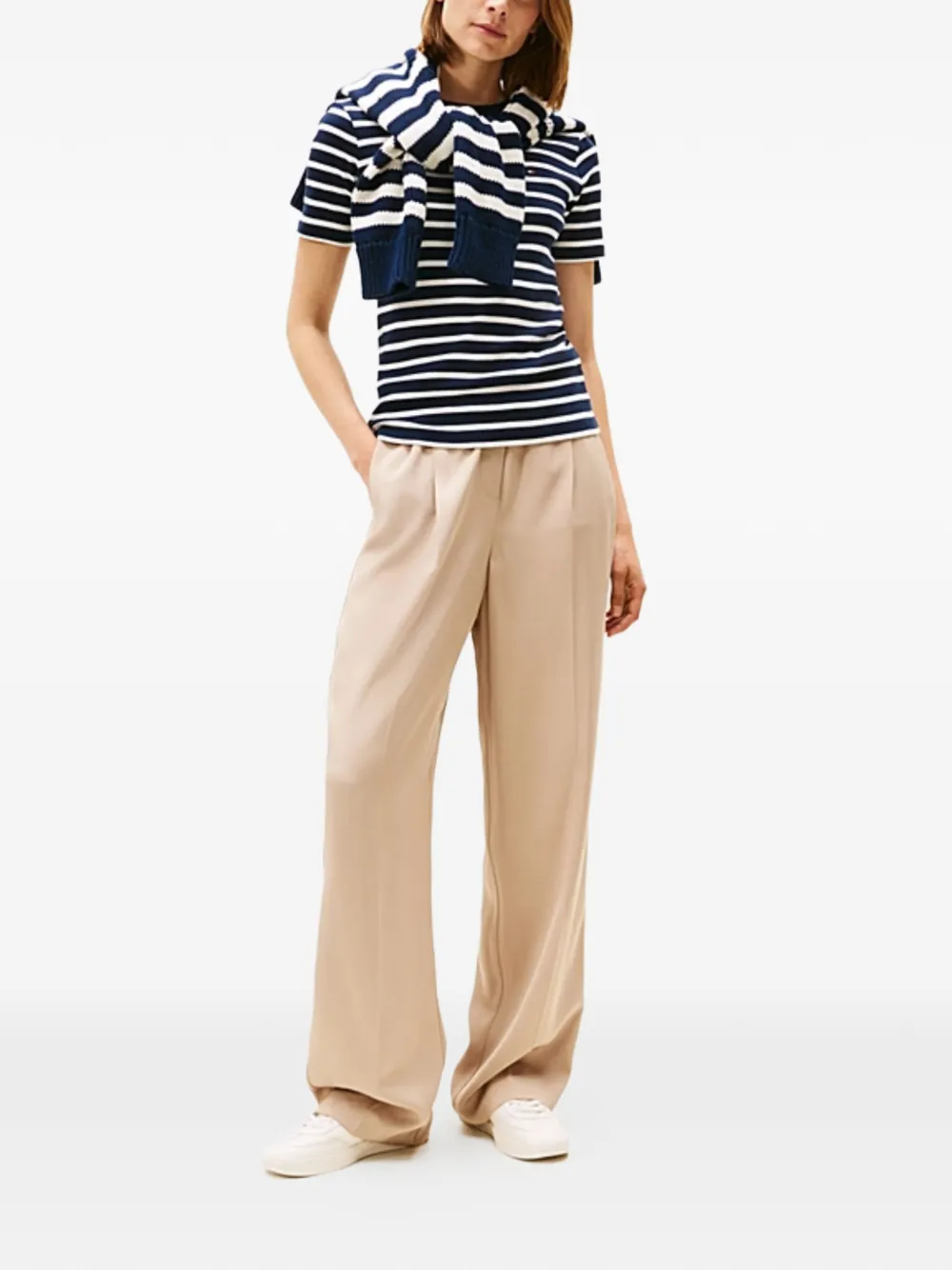  Tommy Hilfiger Stripe-pattern T-shirt - Blue 