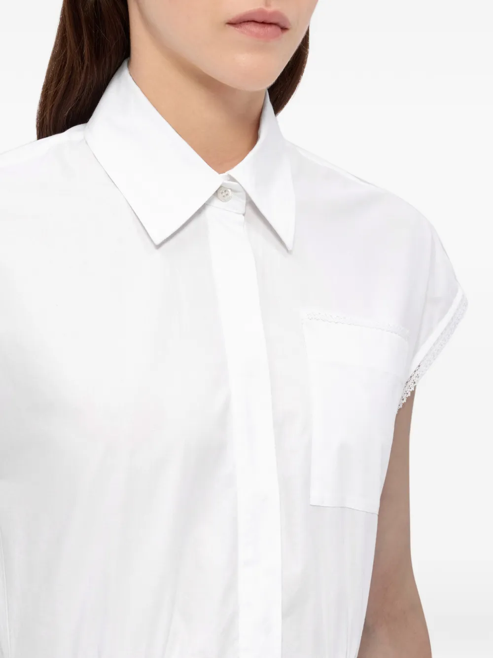 MSGM Midi-jurk met zakken Wit