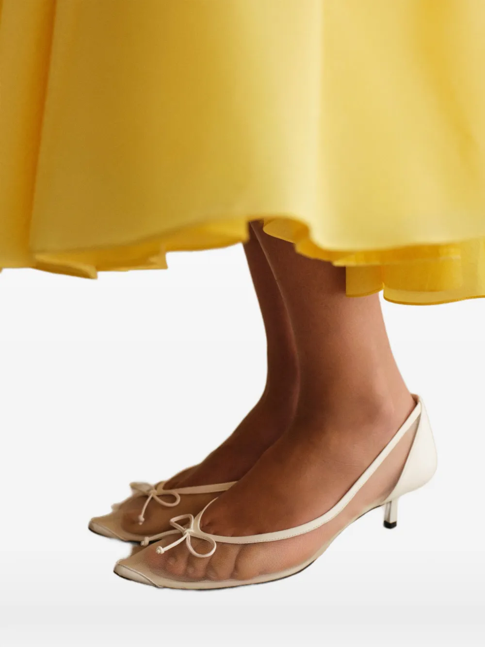 Jacquemus Tourni pumps met hak Wit